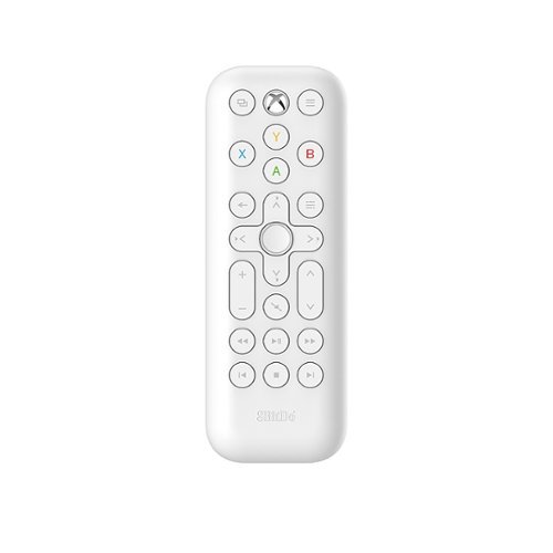 8BitDo - Media Remote for Xbox - White, Short Edition