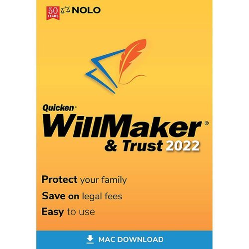 Individual Software - Quicken WillMaker & Trust 2022 - Mac OS [Digital]