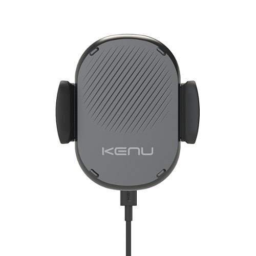 Kenu - Airframe Wireless Fast-Charging Car Vent Mount, Qi-Wireless for Mobile Phones - Black