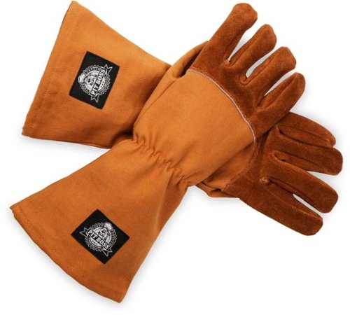Pit Boss - Canvas/Leather Gloves - Brown