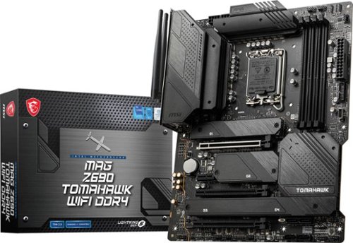 MSI - MAG Z690 TOMAHAWK WIFI DDR4 Socket 1700 USB 3.2 Intel Motherboard - Black