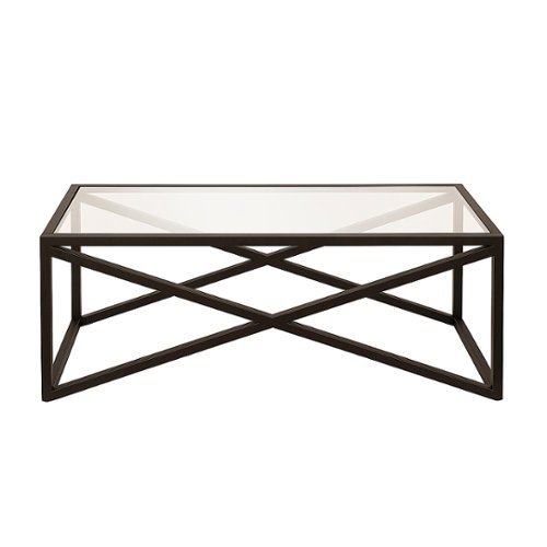 Camden&Wells - Calix 46" Coffee Table - Blackened Bronze
