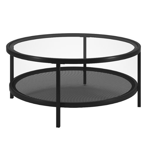 Camden&Wells - Rigan Round Coffee Table - Blackened Bronze