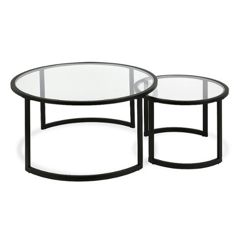 Camden&Wells - Mitera Nesting Coffee Table (set of 2) - Blackened Bronze