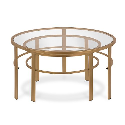 Camden&Wells - Gaia Nesting Coffee Table (set of 2) - Brass