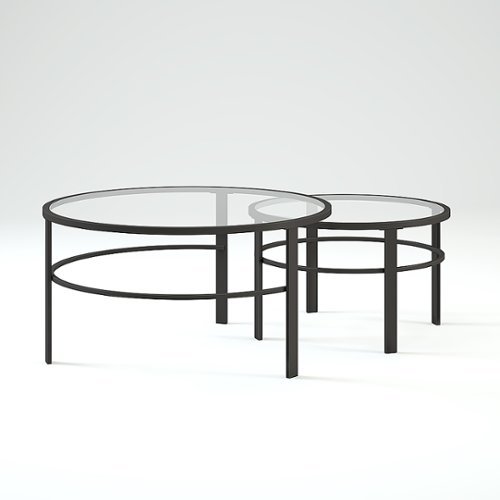 Camden&Wells - Gaia Nesting Coffee Table (set of 2) - Blackened Bronze