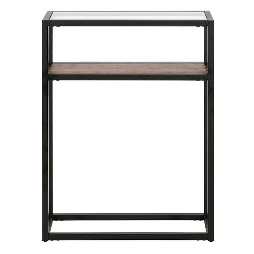 Camden&Wells - Addison Console Table - Blackened Bronze/Rustic Oak