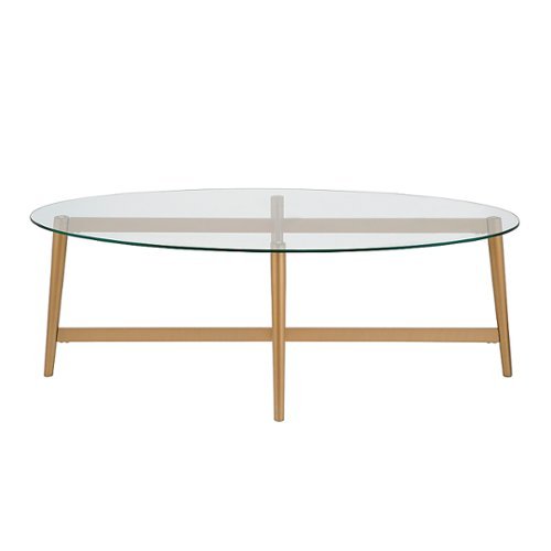 

Camden&Wells - Olson Oval Coffee Table - Brass