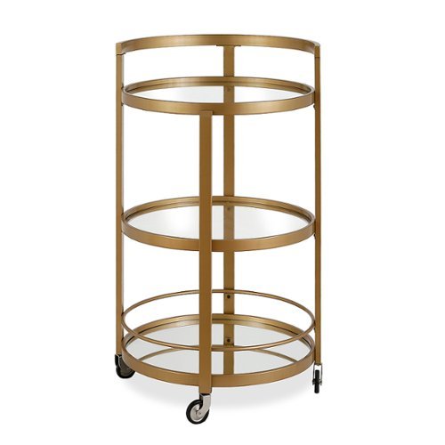 Camden&Wells - Hause Round Bar Cart - Brass
