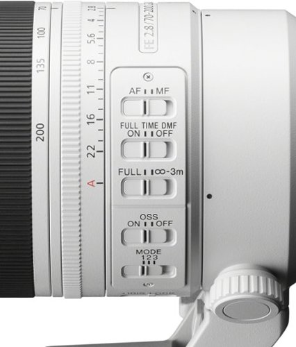 Sony FE 70-200mm F2.8 GM OSS II Full-Frame Telephoto Zoom G Master E mount Lens - White BUY IN EUROPE