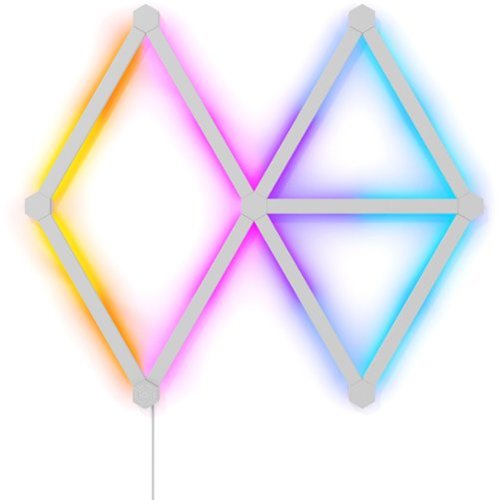 Image of Nanoleaf - Lines 60 Degrees Smarter Kit (9 Light Lines) - Multicolor