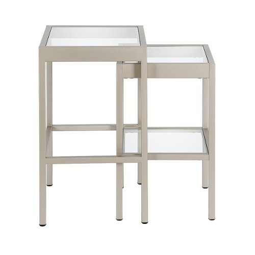 Camden&Wells - Alexis Nested Side Table Set - Nickel