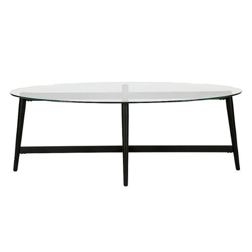 Camden&Wells - Olson Oval Coffee Table - Blackened Bronze