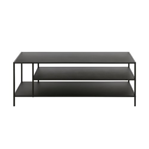 

Camden&Wells - Winthrop Coffee Table with Metal Shelves - Blackened Bronze
