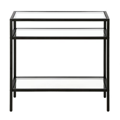 Camden&Wells - Sivil Rectangular Side Table - Blackened Bronze