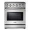 Thor Kitchen - 30 Inch Professional Electric Range - Stainless Steel-Front_Standard