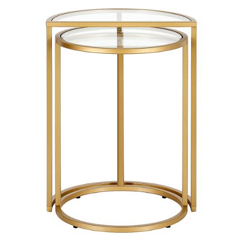 

Camden&Wells - Luna Nested Side Table (set of 2) - Brass