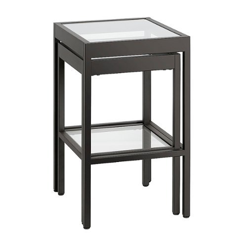 Camden&Wells - Alexis Nested Side Table (set of 2) - Blackened Bronze
