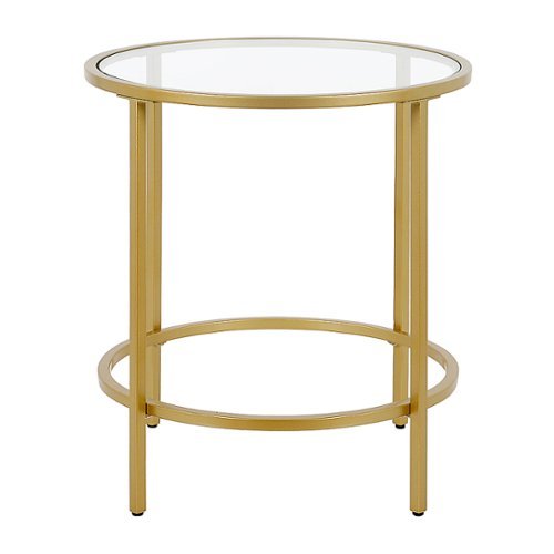 Camden&Wells - Sivil Round Side Table - Brass