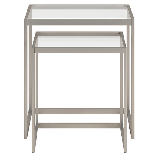 

Camden&Wells - Rocco Nested Side Table (set of 2) - Satin Nickel