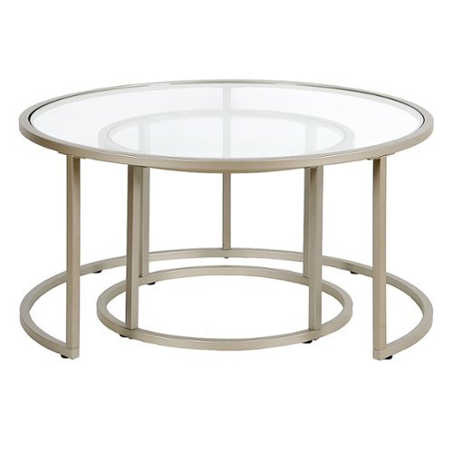 Camden&Wells - Watson Nesting Coffee Table (set of 2) - Satin Nickel