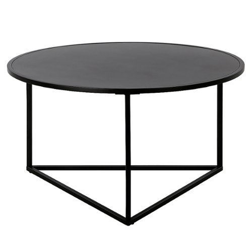 Camden&Wells - Jenson Round Coffee Table - Blackened Bronze