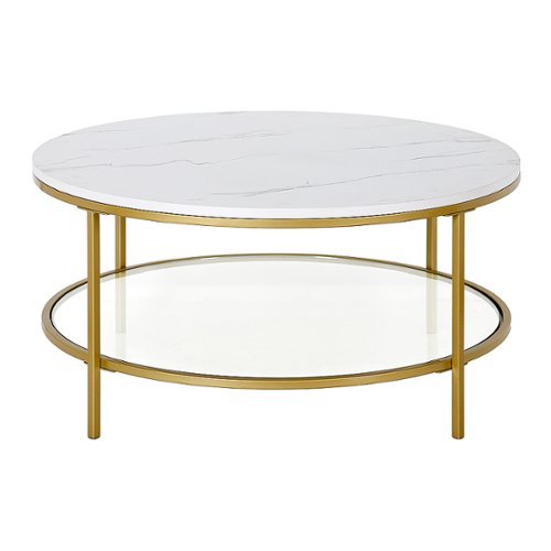 

Camden&Wells - Sivil Round Coffee Table - Gold