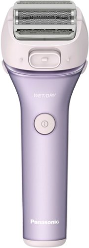 Panasonic - CloseCurves ES-WL80-V Rechargeable Wet/Dry Electric Shaver and Trimmer for Women - Purple