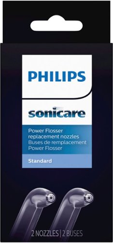Philips Sonicare - Sonicare Power Flosser Standard Tips 2-Pack - White