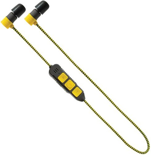 

Lucid Hearing - Saf-T-Ear Bluetooth Earphones (Protect hearing with up to 25dB of noise reduction and stream music and calls) - YELLOW