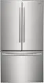 Front. Frigidaire - Gallery 23.3 Cu. Ft. Counter-Depth French Door Refrigerator - Stainless Steel.