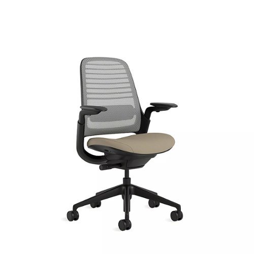 Steelcase - Series 1 Chair with Black Frame - Oatmeal