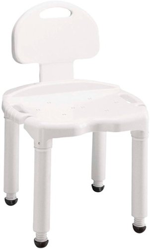 

Carex - Universal Bath Seat with Back - WHITE