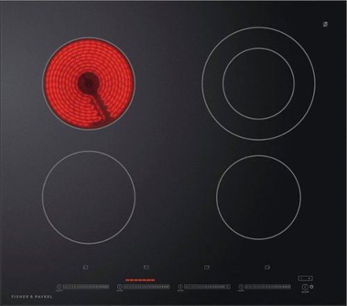 Photos - Hob Fisher & Paykel  24" Built-In Electric Ceramic Cooktop with 4 Burners - B 