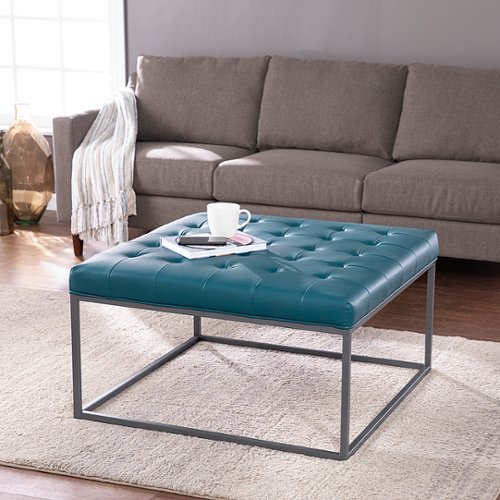 Southern Enterprises - Ciarin Upholstered Cocktail Ottoman
