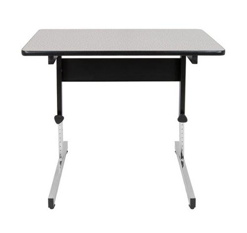 Calico Designs - Adapta Height Adjustable Table - 36" Wide - Spatter Grey