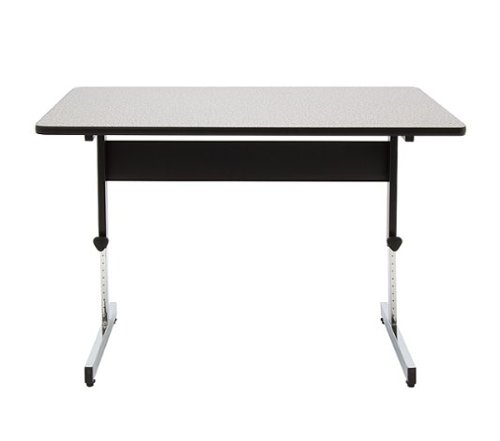 Calico Designs - Adapta Height Adjustable Desk - 47" Wide - Spatter Grey