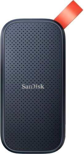 SanDisk - 2TB External USB 3.2 Gen 2 Type C Portable SSD - Black