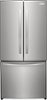 Frigidaire - 17.6 Cu. Ft. Counter-Depth French Door Refrigerator - Stainless Steel-Front_Standard 