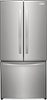 Frigidaire - 17.6 Cu. Ft. Counter-Depth French Door Refrigerator - Fingerprint-Resistant Stainless Steel Look-Front_Standard