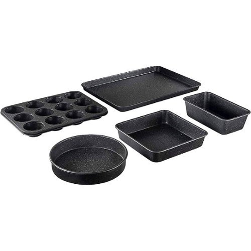 Granitestone - 5-Piece Bakeware Set - Black