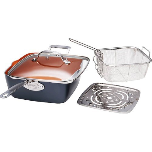 

Gotham Steel - 11" Deep Square Pan - Gray