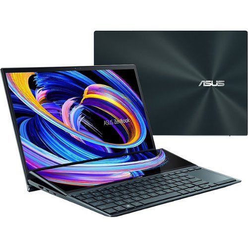 ASUS - ZenBook Duo 14 UX482 14" Laptop - Intel Core i7 - 16 GB Memory - NVIDIA GeForce MX450 - 1 TB SSD - Celestial Blue