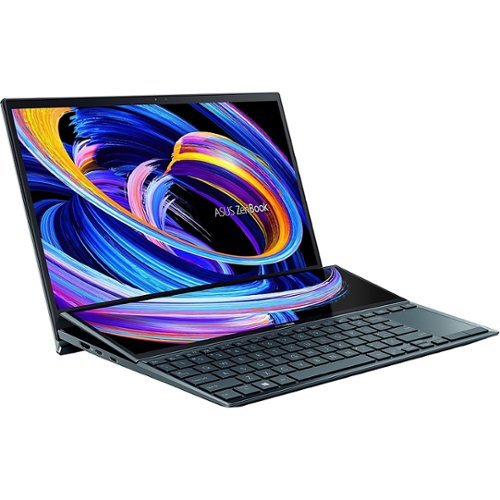 ASUS - ZenBook Duo 14 UX482 14" Laptop - Intel Core i7 - 32 GB Memory - NVIDIA GeForce MX450 - 1 TB SSD - Celestial Blue