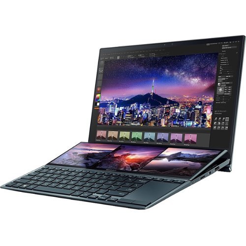 ASUS ZenBook Duo 14 UX482 14 Laptop - Intel Core i7 - 32 GB Memory - NVIDIA GeForce MX450 - 1 TB SSD - Celestial Blue BUY IN MALAYSIA