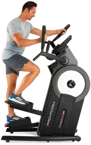 ProForm - Carbon HIIT H10 Elliptical - Black-Front_Standard 