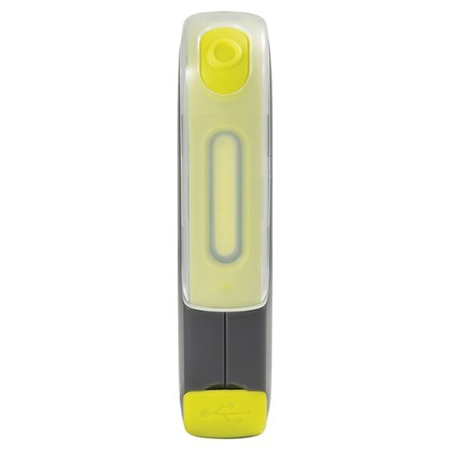 Life+Gear - 250-Lumen USB-Rechargeable Clip-Light Flashlight - Black