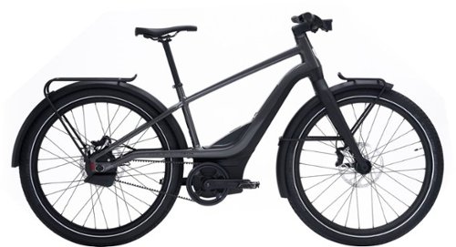 

Serial 1 - RUSH/CTY SPEED eBike, Charcoal w/ up to 115mi Max Operating Range & 28mph Max Speed - Medium - Black