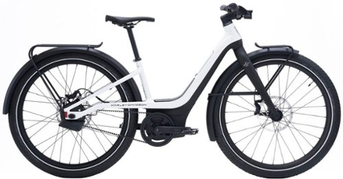 Serial 1 - RUSH/CTY Step-Thru eBike, Small, Gloss White w/ up to 90mi Max Operating Range & 20mph Max Speed - White