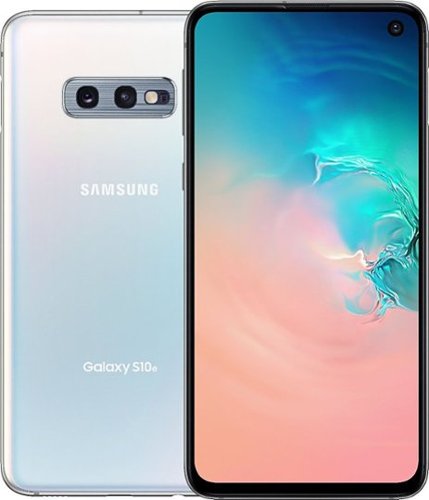 Samsung - Pre-Owned Galaxy S10E 128GB (Unlocked) - Prism White-Front_Standard 